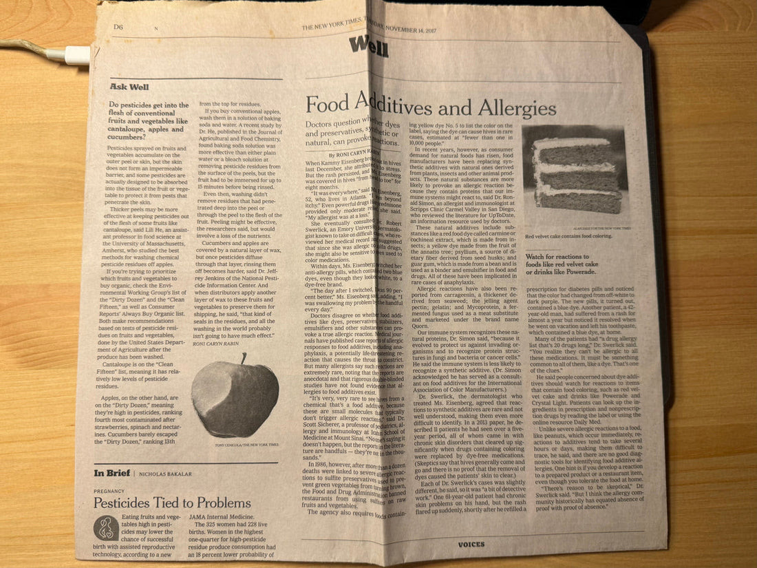 礦物洗潔粉粉背後的故事，美國麻省大學食品科權威