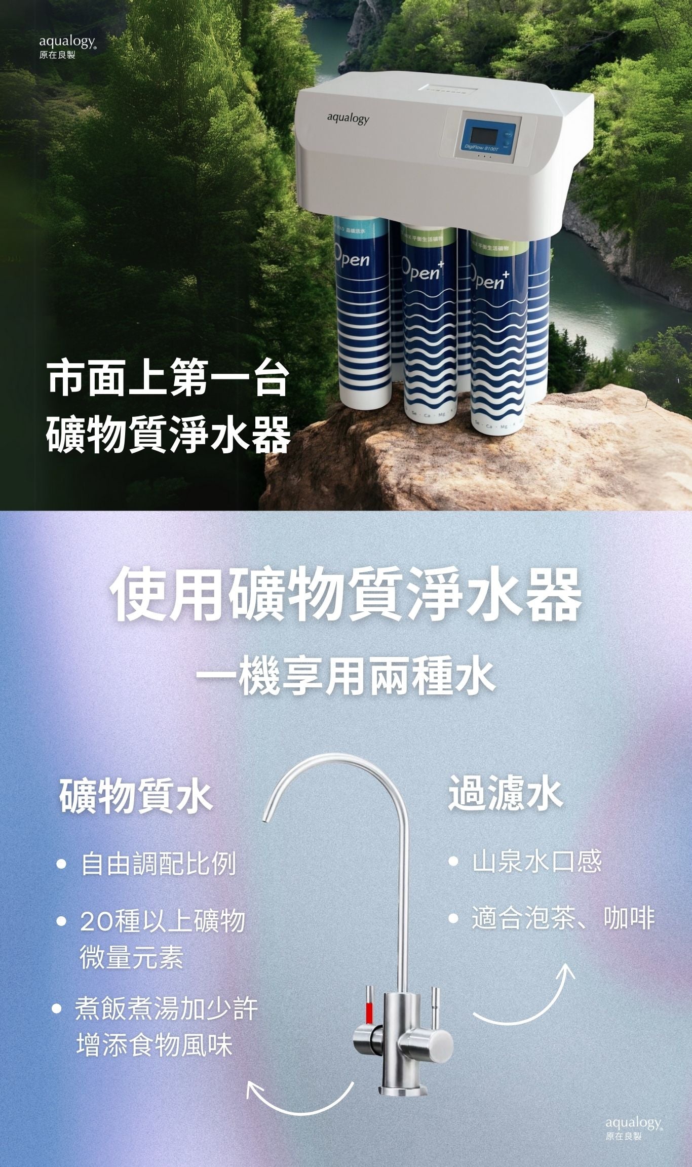 礦物質水淨水器-原在良製-再礦化淨水器